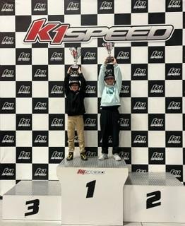 K1 Speed podium — Autumn takes 1st place Runner up