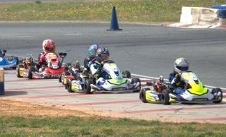 Racing in the pack — battling for position
